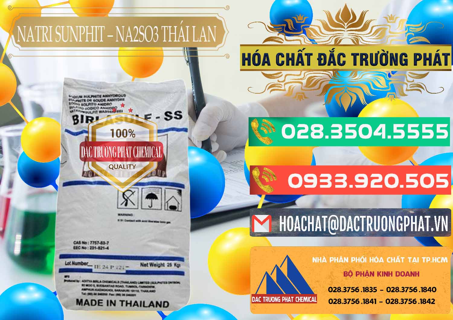 Nhà cung cấp - bán Natri Sunphit - NA2SO3 Thái Lan - 0105 - Cung ứng _ phân phối hóa chất tại TP.HCM - congtyhoachat.com.vn