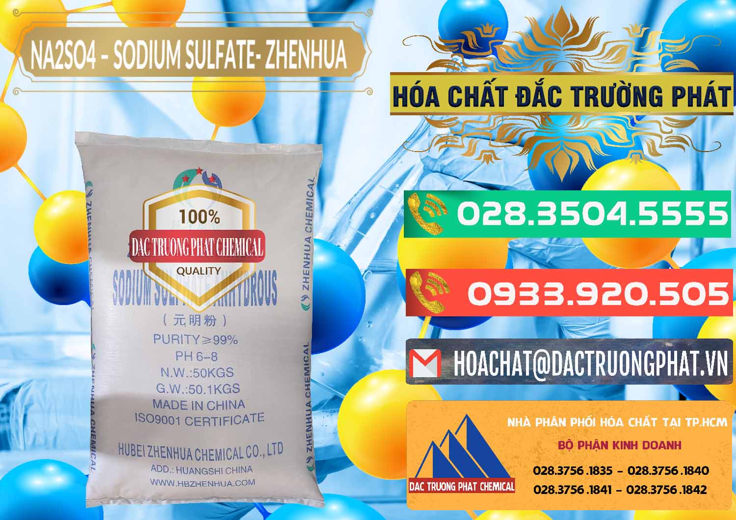 Chuyên bán - cung ứng Sodium Sulphate - Muối Sunfat Na2SO4 Zhenhua Trung Quốc China - 0101 - Đơn vị chuyên phân phối - bán hóa chất tại TP.HCM - congtyhoachat.com.vn