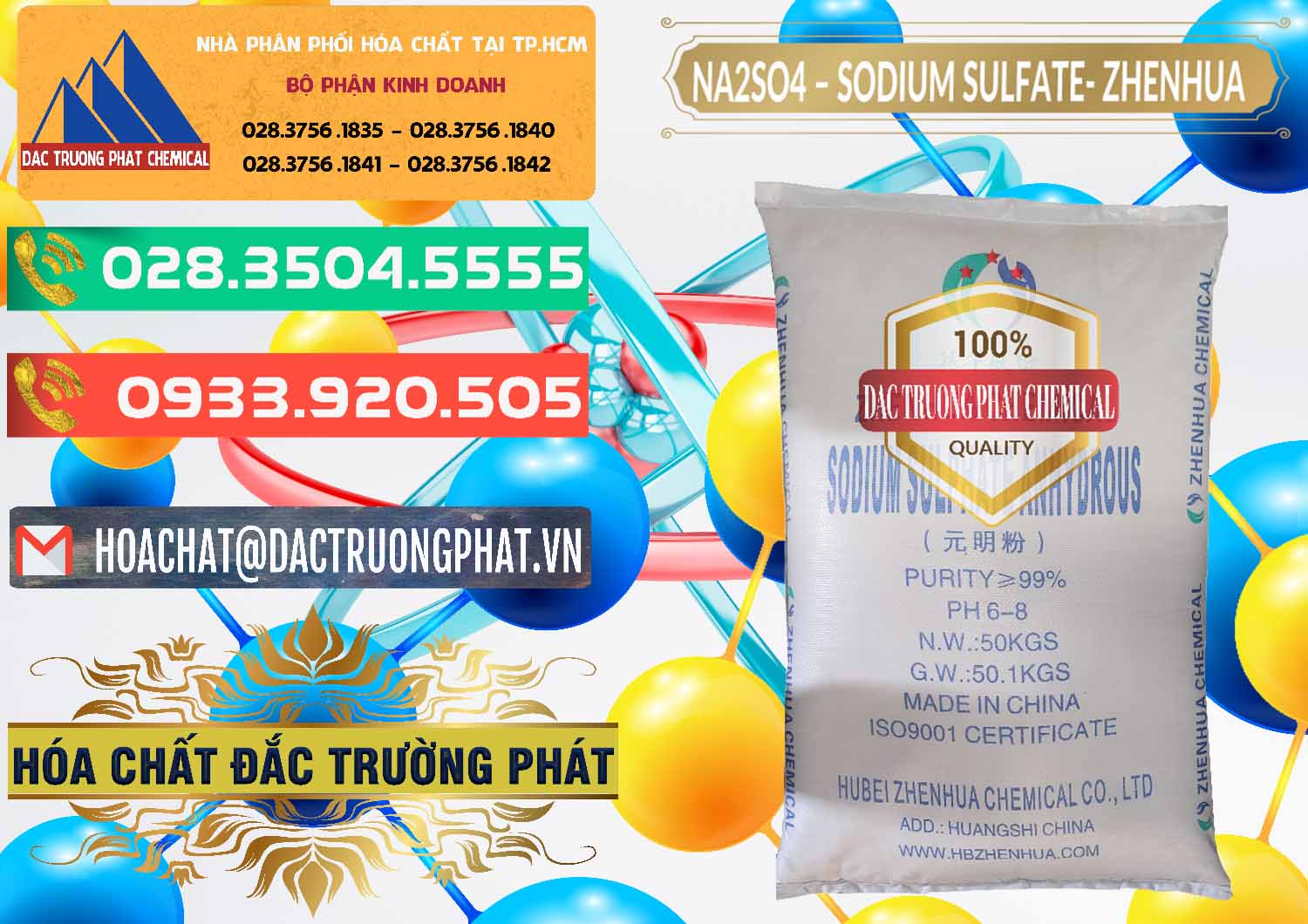 Bán và cung ứng Sodium Sulphate - Muối Sunfat Na2SO4 Zhenhua Trung Quốc China - 0101 - Cty nhập khẩu - cung cấp hóa chất tại TP.HCM - congtyhoachat.com.vn