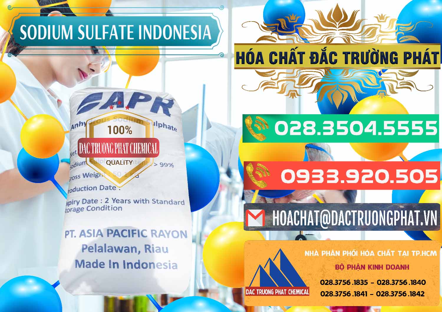 Nhà cung ứng & bán Sodium Sulphate - Muối Sunfat Na2SO4 APR Indonesia - 0460 - Nơi bán _ cung cấp hóa chất tại TP.HCM - congtyhoachat.com.vn