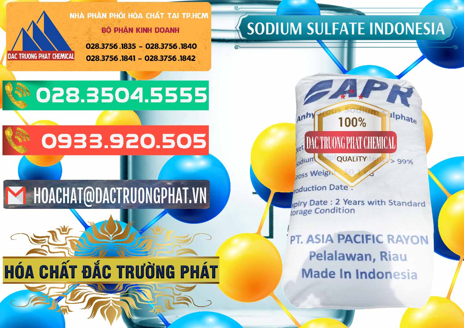 Cung ứng - bán Sodium Sulphate - Muối Sunfat Na2SO4 APR Indonesia - 0460 - Chuyên bán và phân phối hóa chất tại TP.HCM - congtyhoachat.com.vn