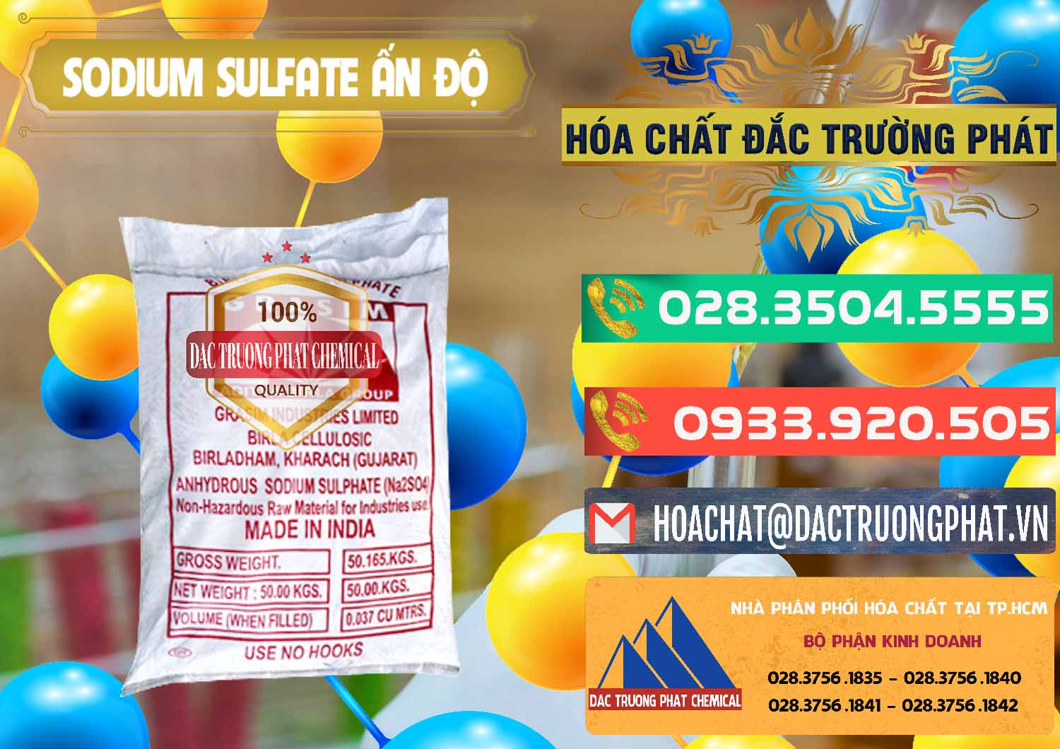 Công ty chuyên bán - phân phối Sodium Sulphate - Muối Sunfat Na2SO4 Aditya Birla Grasim Ấn Độ India - 0462 - Công ty chuyên kinh doanh ( cung cấp ) hóa chất tại TP.HCM - congtyhoachat.com.vn