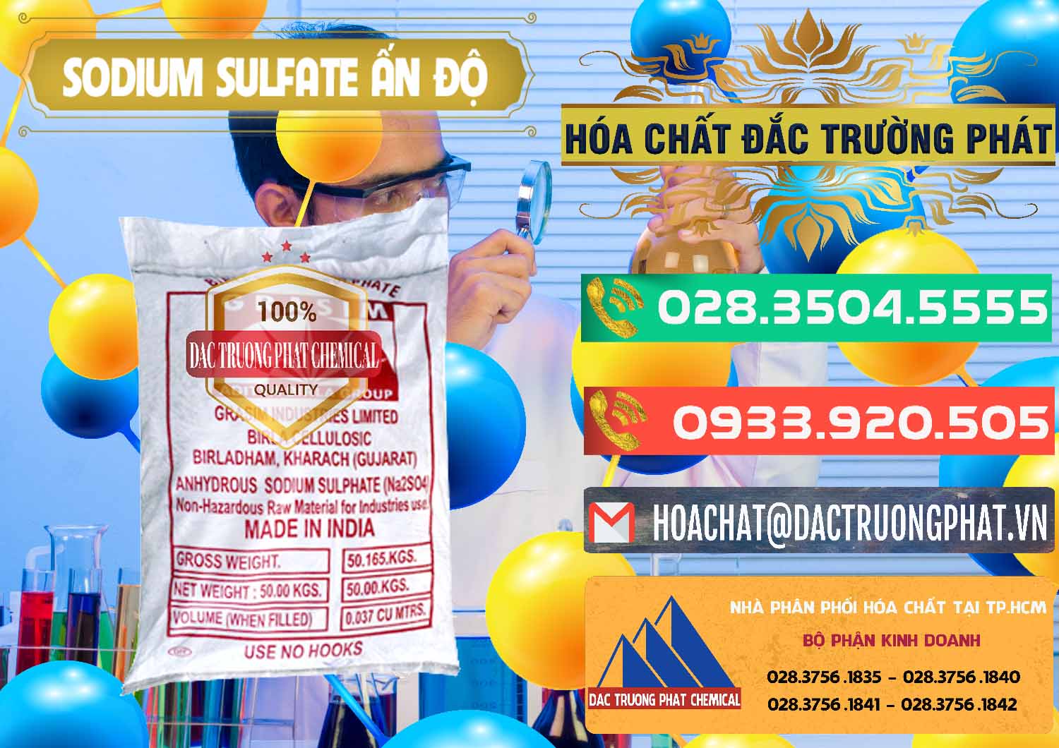 Đơn vị chuyên nhập khẩu & bán Sodium Sulphate - Muối Sunfat Na2SO4 Aditya Birla Grasim Ấn Độ India - 0462 - Nơi cung ứng và phân phối hóa chất tại TP.HCM - congtyhoachat.com.vn