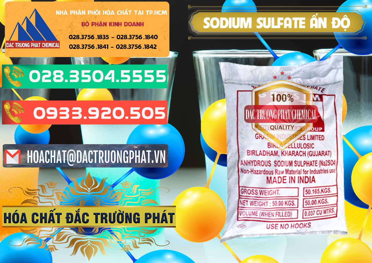 Nơi cung ứng ( bán ) Sodium Sulphate - Muối Sunfat Na2SO4 Aditya Birla Grasim Ấn Độ India - 0462 - Nơi phân phối _ kinh doanh hóa chất tại TP.HCM - congtyhoachat.com.vn