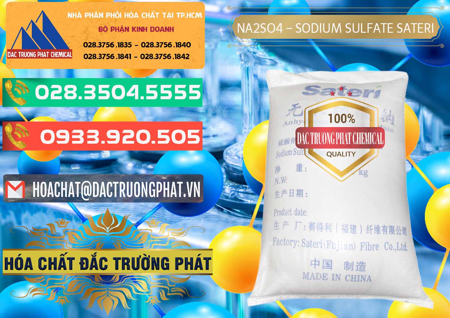 Nhà cung ứng - bán Sodium Sulphate - Muối Sunfat Na2SO4 Sateri Trung Quốc China - 0100 - Phân phối và kinh doanh hóa chất tại TP.HCM - congtyhoachat.com.vn