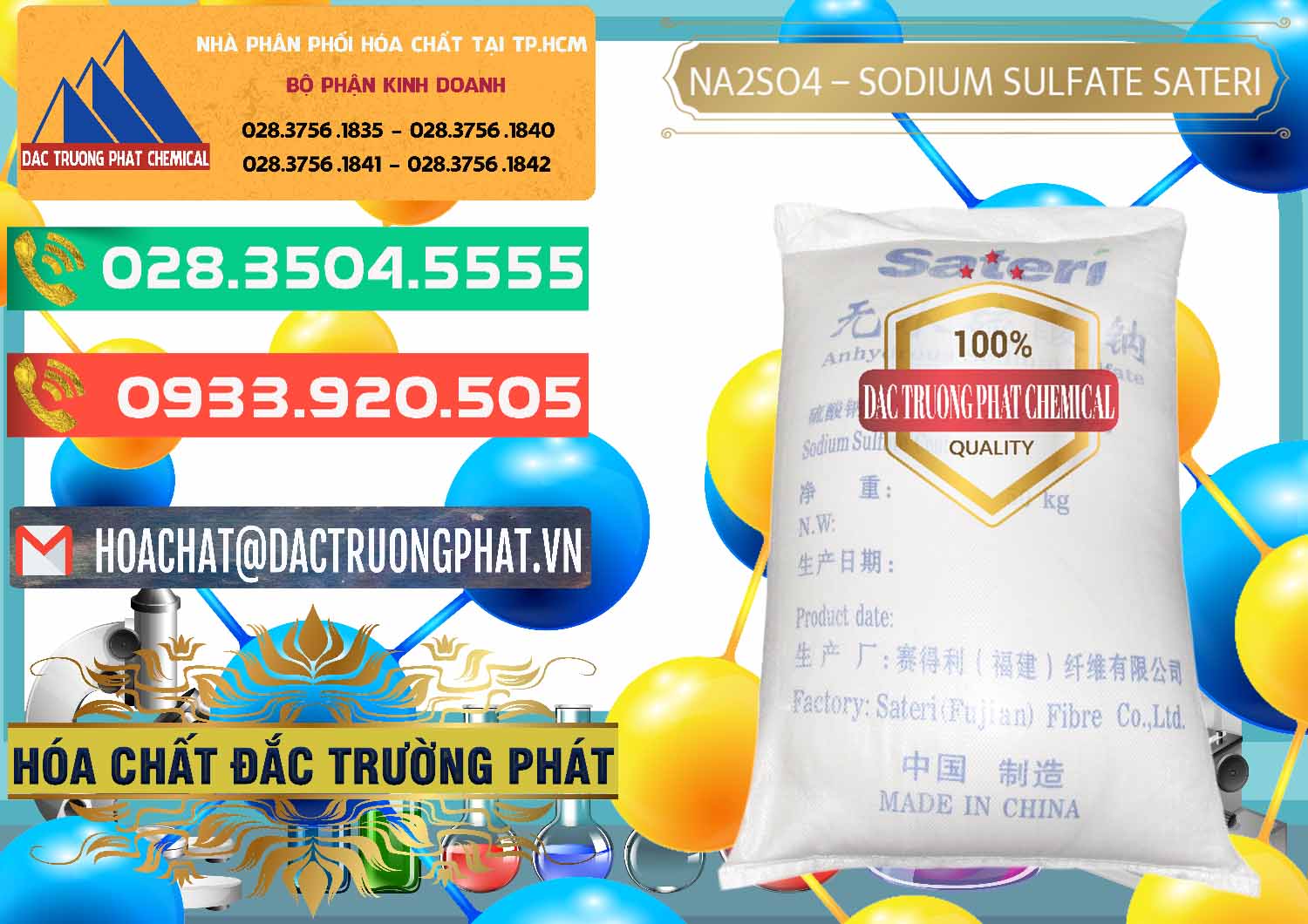 Cty chuyên bán và phân phối Sodium Sulphate - Muối Sunfat Na2SO4 Sateri Trung Quốc China - 0100 - Cty cung cấp _ nhập khẩu hóa chất tại TP.HCM - congtyhoachat.com.vn