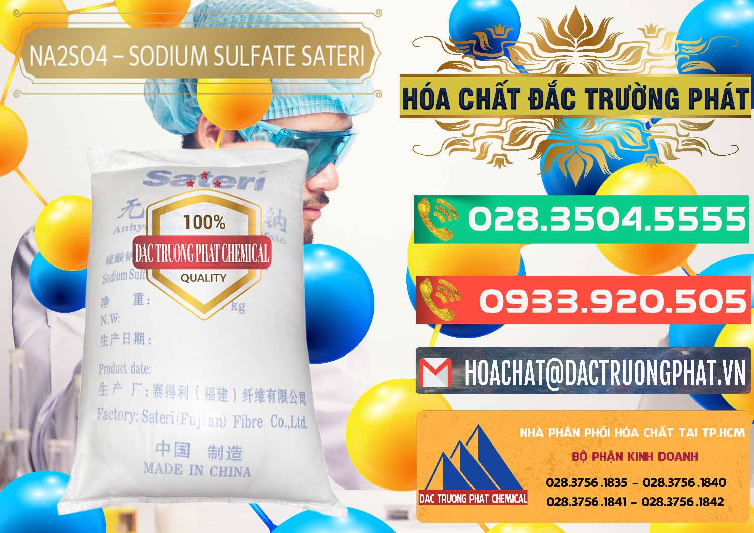 Sodium Sulphate - Muối Sunfat Na2SO4 Sateri Trung Quốc China Cty chuyên kinh doanh _ bán Sodium Sulphate - Muối Sunfat Na2SO4 Sateri Trung Quốc China - 0100 - Nơi cung cấp & nhập khẩu hóa chất tại TP.HCM - congtyhoachat.com.vn