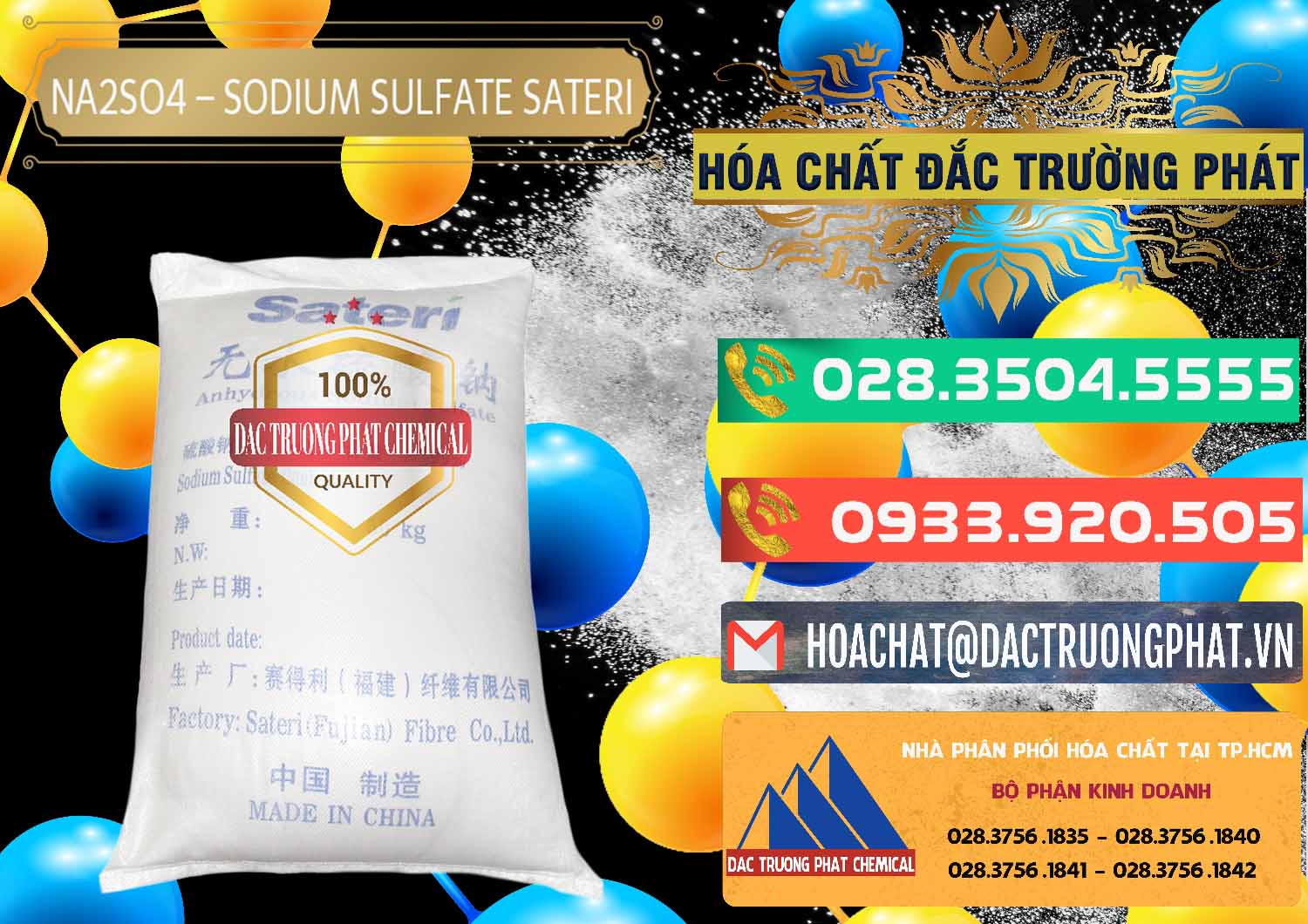 Sodium Sulphate - Muối Sunfat Na2SO4 Sateri Trung Quốc China Công ty nhập khẩu & bán Sodium Sulphate - Muối Sunfat Na2SO4 Sateri Trung Quốc China - 0100 - Đơn vị phân phối và cung cấp hóa chất tại TP.HCM - congtyhoachat.com.vn