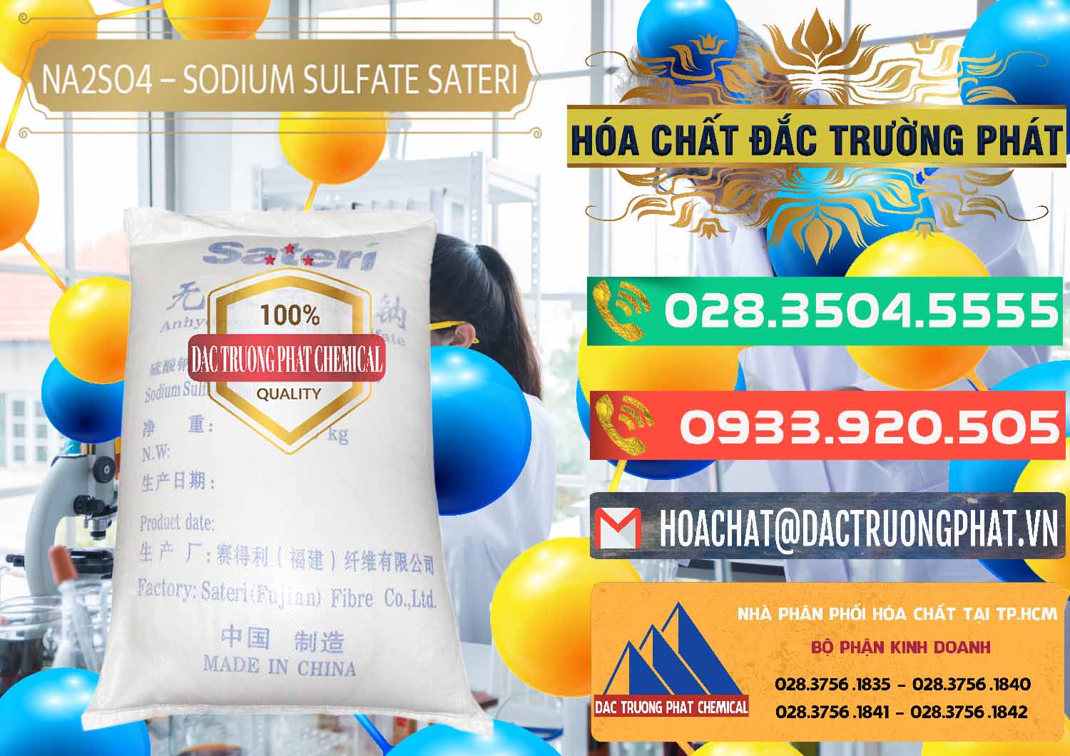 Sodium Sulphate - Muối Sunfat Na2SO4 Sateri Trung Quốc China Nơi chuyên kinh doanh ( bán ) Sodium Sulphate - Muối Sunfat Na2SO4 Sateri Trung Quốc China - 0100 - Cty phân phối ( bán ) hóa chất tại TP.HCM - congtyhoachat.com.vn