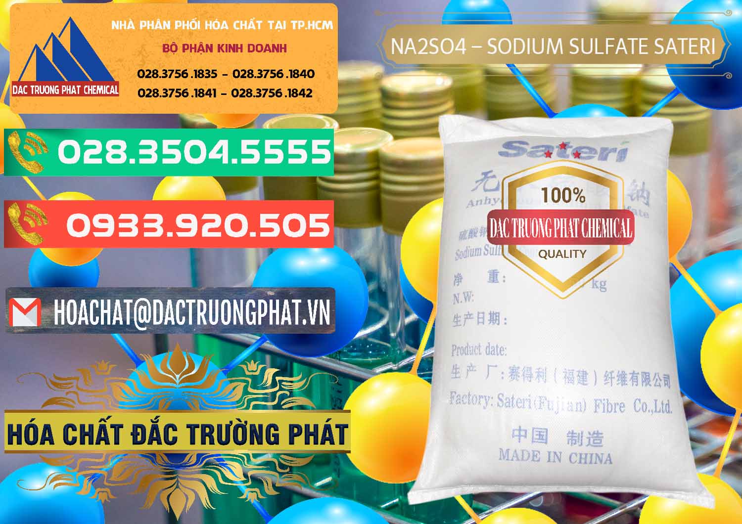 Sodium Sulphate - Muối Sunfat Na2SO4 Sateri Trung Quốc China Chuyên bán ( cung ứng ) Sodium Sulphate - Muối Sunfat Na2SO4 Sateri Trung Quốc China - 0100 - Công ty chuyên phân phối ( nhập khẩu ) hóa chất tại TP.HCM - congtyhoachat.com.vn