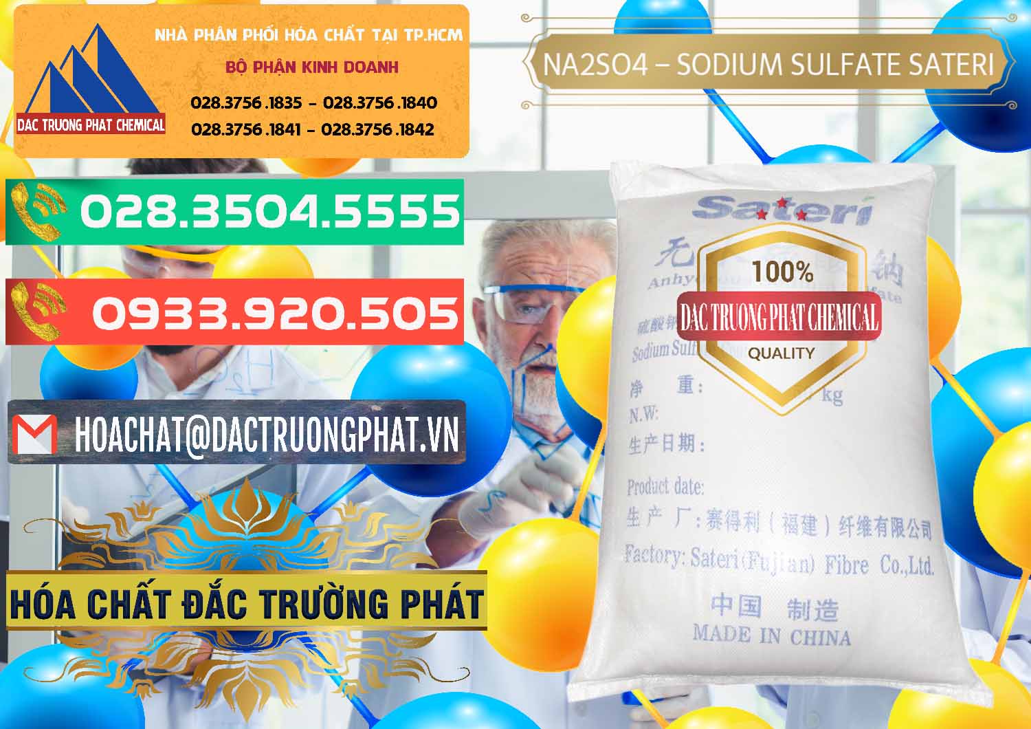Công ty phân phối › bán Sodium Sulfate þ Powder Muối Sulfate Natri Sateri Trung Quốc China Cty chuyên kinh doanh ( bán ) Sodium Sulphate - Muối Sunfat Na2SO4 Sateri Trung Quốc China - 0100 - Công ty chuyên cung cấp - bán hóa chất tại TP.HCM - congtyhoachat.com.vn