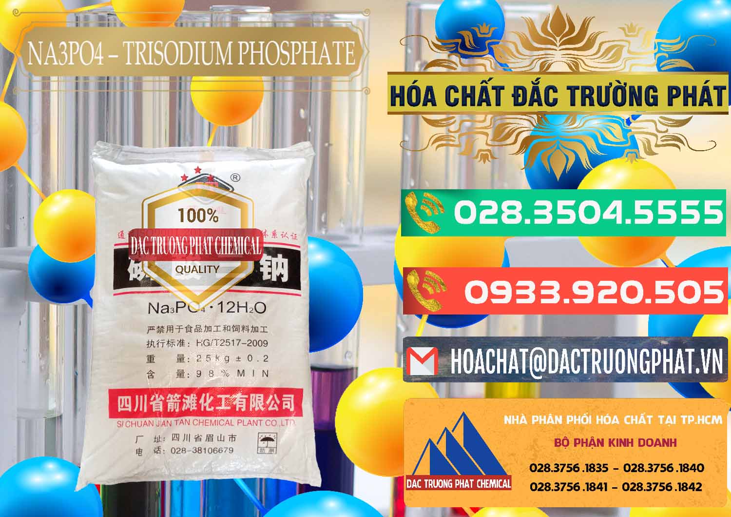 Kinh doanh & bán Na3PO4 – Trisodium Phosphate Trung Quốc China JT - 0102 - Đơn vị phân phối _ bán hóa chất tại TP.HCM - congtyhoachat.com.vn