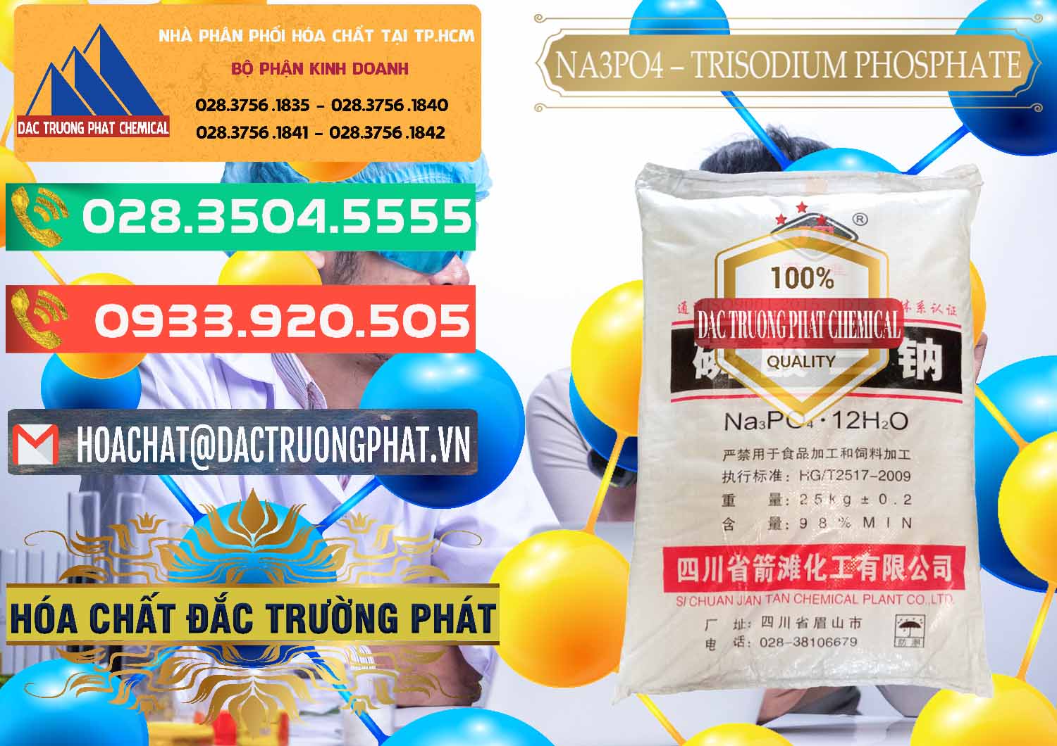 Nhà phân phối _ bán Na3PO4 – Trisodium Phosphate Trung Quốc China JT - 0102 - Nhà phân phối _ bán hóa chất tại TP.HCM - congtyhoachat.com.vn