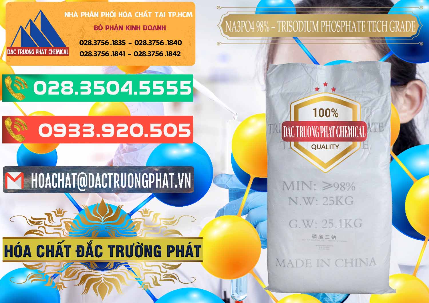 Cty chuyên cung ứng - bán Na3PO4 – Trisodium Phosphate 96% Tech Grade Trung Quốc China - 0104 - Công ty chuyên cung cấp - nhập khẩu hóa chất tại TP.HCM - congtyhoachat.com.vn