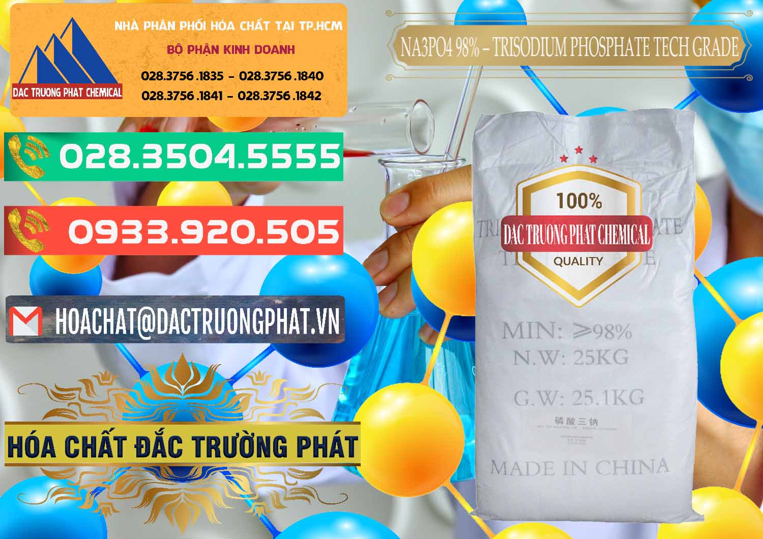 Đơn vị chuyên cung ứng _ bán Na3PO4 – Trisodium Phosphate 96% Tech Grade Trung Quốc China - 0104 - Nhà phân phối ( cung cấp ) hóa chất tại TP.HCM - congtyhoachat.com.vn