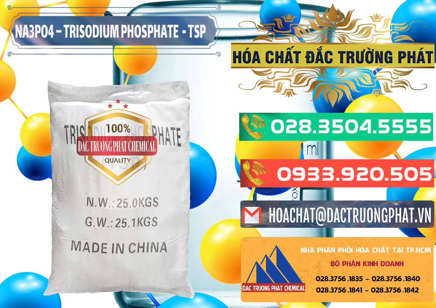 Công ty phân phối & bán Na3PO4 – Trisodium Phosphate Trung Quốc China TSP - 0103 - Cty cung cấp và phân phối hóa chất tại TP.HCM - congtyhoachat.com.vn