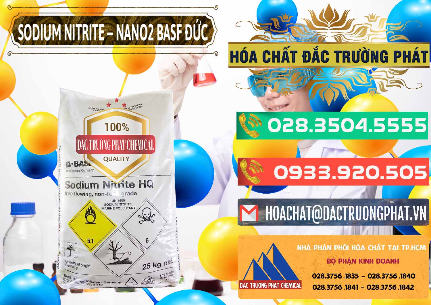 Chuyên bán ( cung cấp ) Sodium Nitrite - NANO2 Đức BASF Germany - 0148 - Đơn vị chuyên nhập khẩu _ cung cấp hóa chất tại TP.HCM - congtyhoachat.com.vn