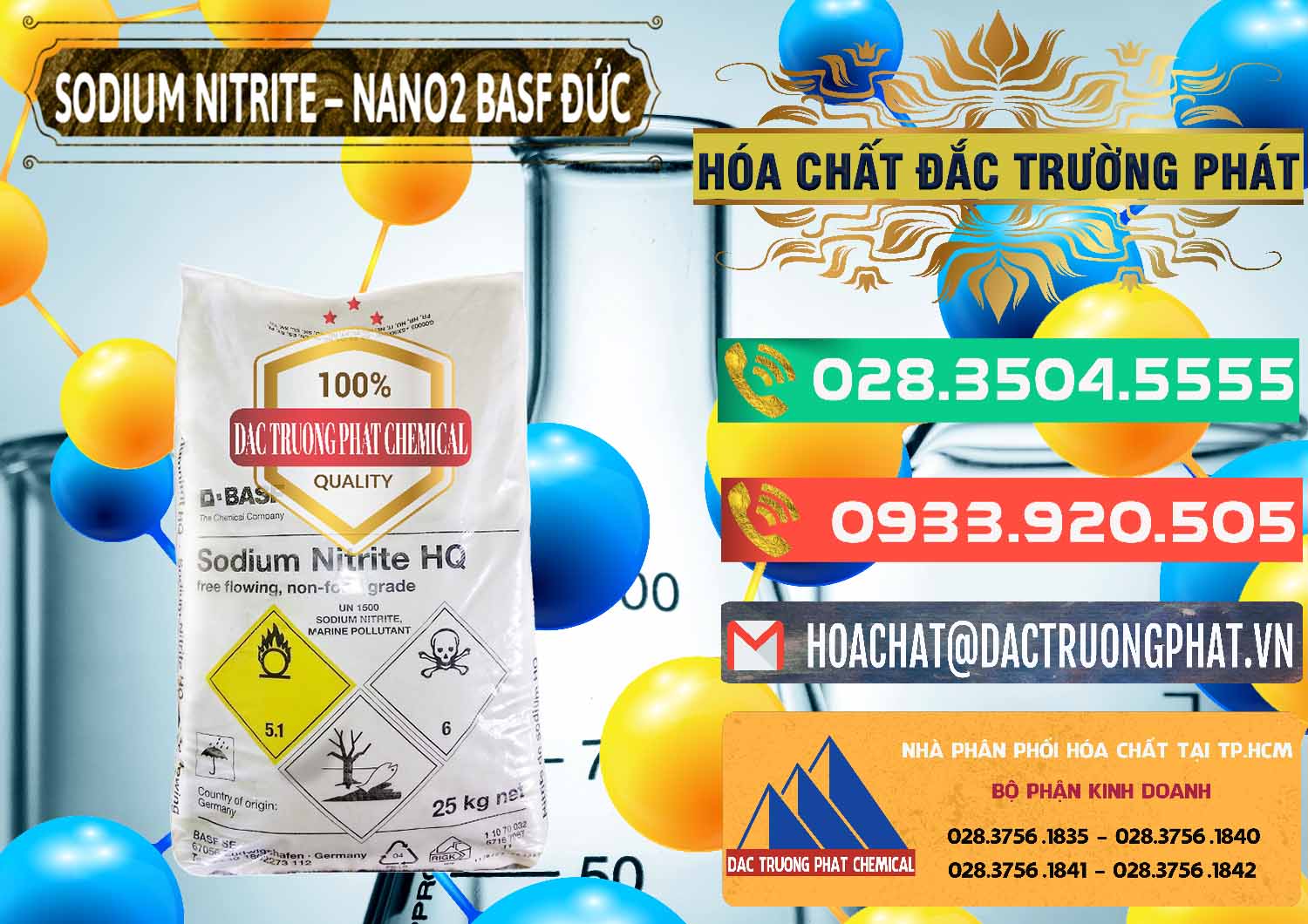 Chuyên bán & cung ứng Sodium Nitrite - NANO2 Đức BASF Germany - 0148 - Đơn vị chuyên cung cấp và kinh doanh hóa chất tại TP.HCM - congtyhoachat.com.vn