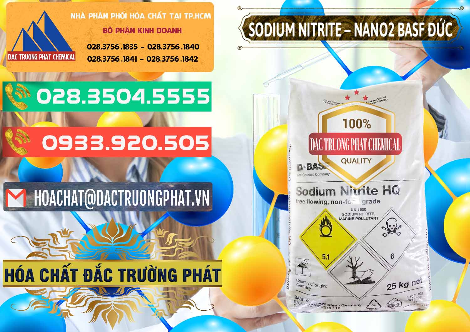 Đơn vị chuyên kinh doanh _ bán Sodium Nitrite - NANO2 Đức BASF Germany - 0148 - Đơn vị chuyên cung cấp ( bán ) hóa chất tại TP.HCM - congtyhoachat.com.vn