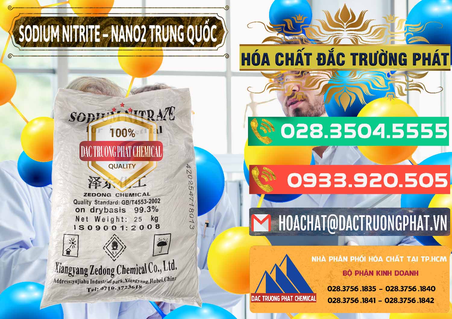 Kinh doanh và bán Sodium Nitrite - NANO2 Zedong Trung Quốc China - 0149 - Cty phân phối ( bán ) hóa chất tại TP.HCM - congtyhoachat.com.vn