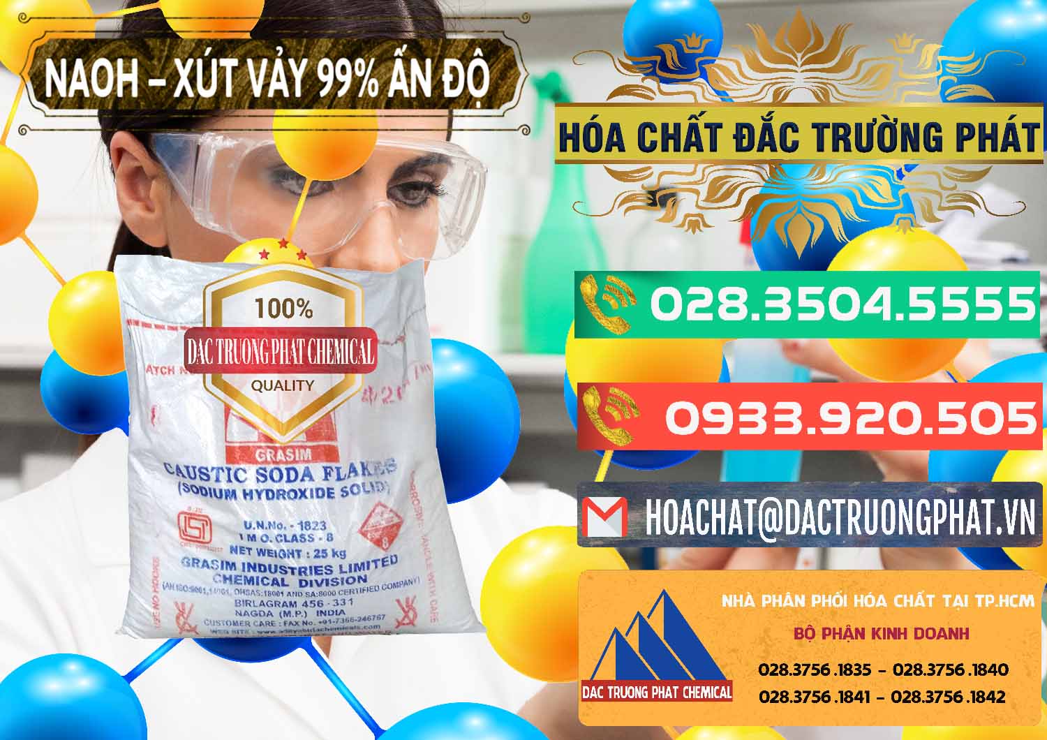 Đơn vị bán và cung ứng Xút Vảy - NaOH Vảy 99% Aditya Birla Grasim Ấn Độ India - 0171 - Nơi chuyên phân phối và nhập khẩu hóa chất tại TP.HCM - congtyhoachat.com.vn