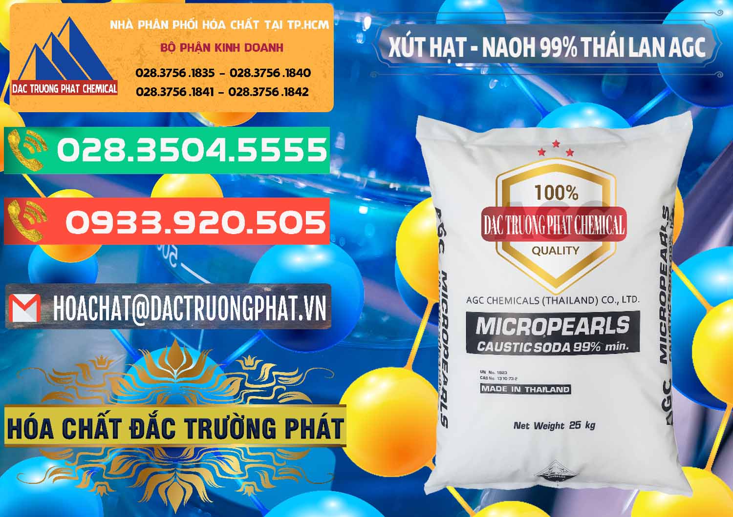 Đơn vị bán ( cung ứng ) Xút Hạt - NaOH Bột 99% AGC Thái Lan - 0168 - Nơi chuyên phân phối _ cung ứng hóa chất tại TP.HCM - congtyhoachat.com.vn