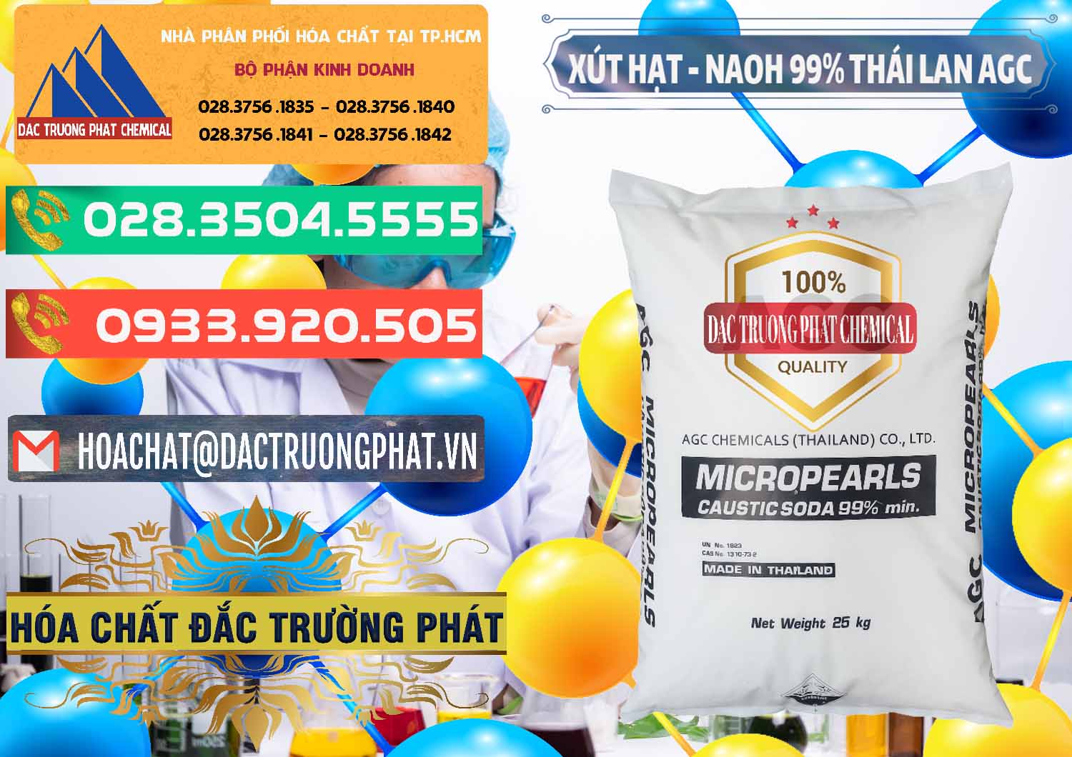 Công ty chuyên cung cấp ( bán ) Xút Hạt - NaOH Bột 99% AGC Thái Lan - 0168 - Nơi cung cấp & kinh doanh hóa chất tại TP.HCM - congtyhoachat.com.vn