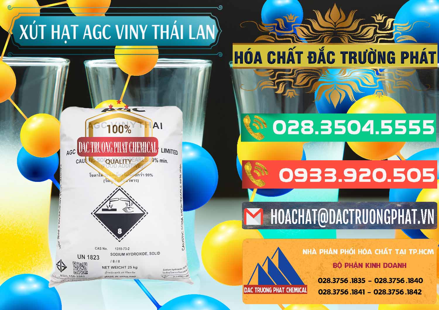 Nơi chuyên cung cấp và bán Xút Hạt - NaOH Bột 99% AGC Viny Thái Lan - 0399 - Cung cấp hóa chất tại TP.HCM - congtyhoachat.com.vn