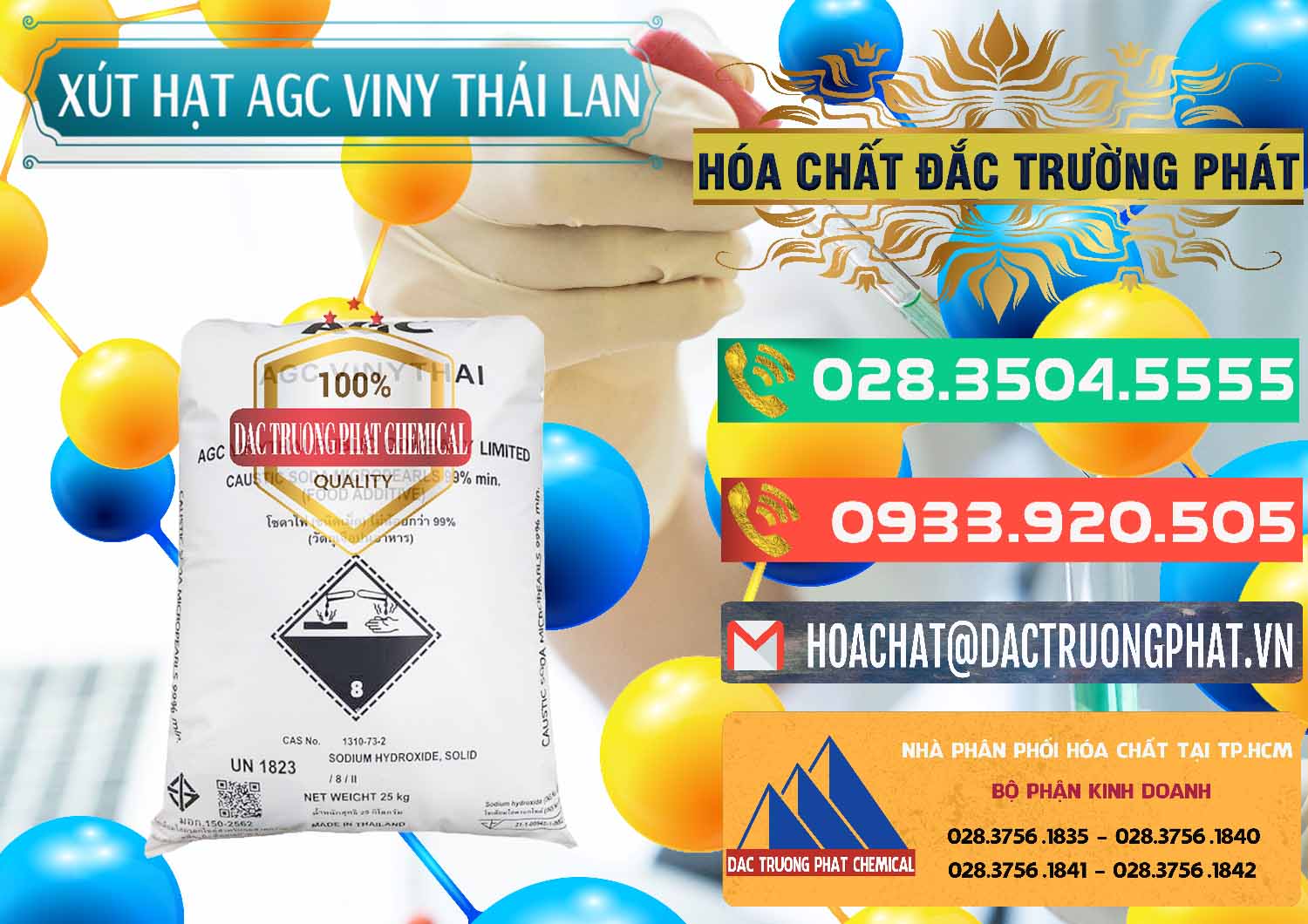 Đơn vị chuyên phân phối & bán Xút Hạt - NaOH Bột 99% AGC Viny Thái Lan - 0399 - Đơn vị chuyên bán ( cung cấp ) hóa chất tại TP.HCM - congtyhoachat.com.vn