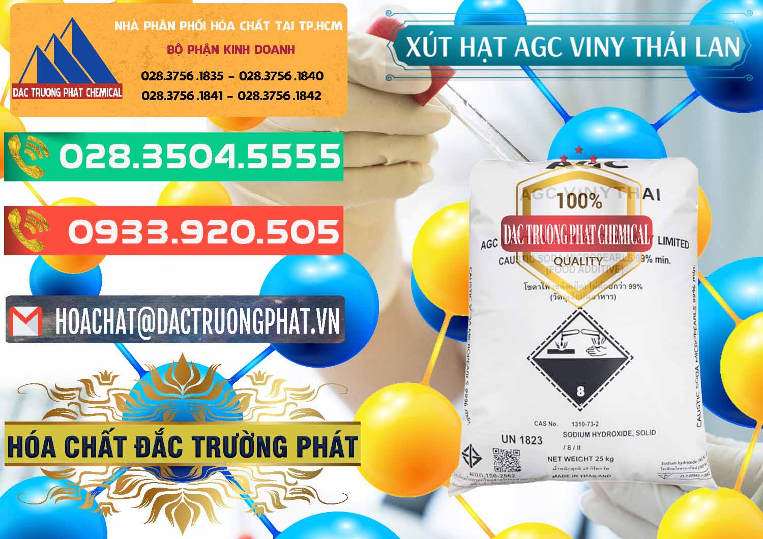 Công ty phân phối _ bán Xút Hạt - NaOH Bột 99% AGC Viny Thái Lan - 0399 - Nơi cung cấp _ nhập khẩu hóa chất tại TP.HCM - congtyhoachat.com.vn
