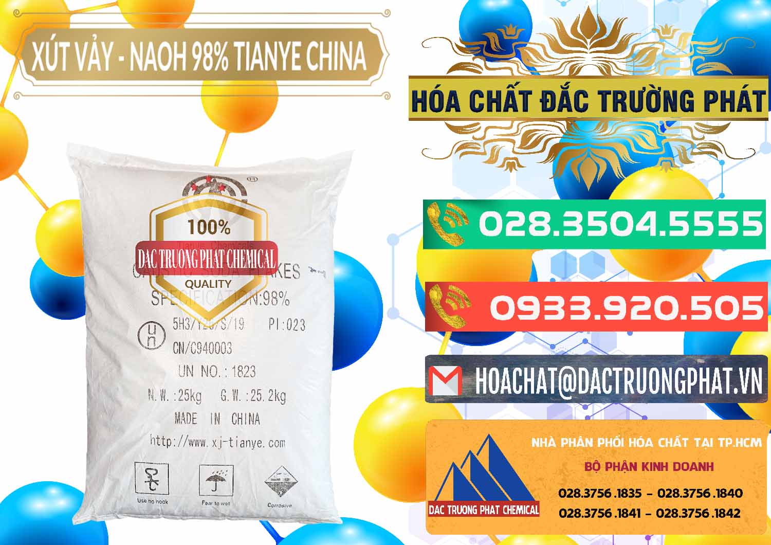 Công ty chuyên bán - cung cấp Xút Vảy - NaOH Vảy 98% Tianye Trung Quốc China - 0177 - Chuyên cung cấp - phân phối hóa chất tại TP.HCM - congtyhoachat.com.vn