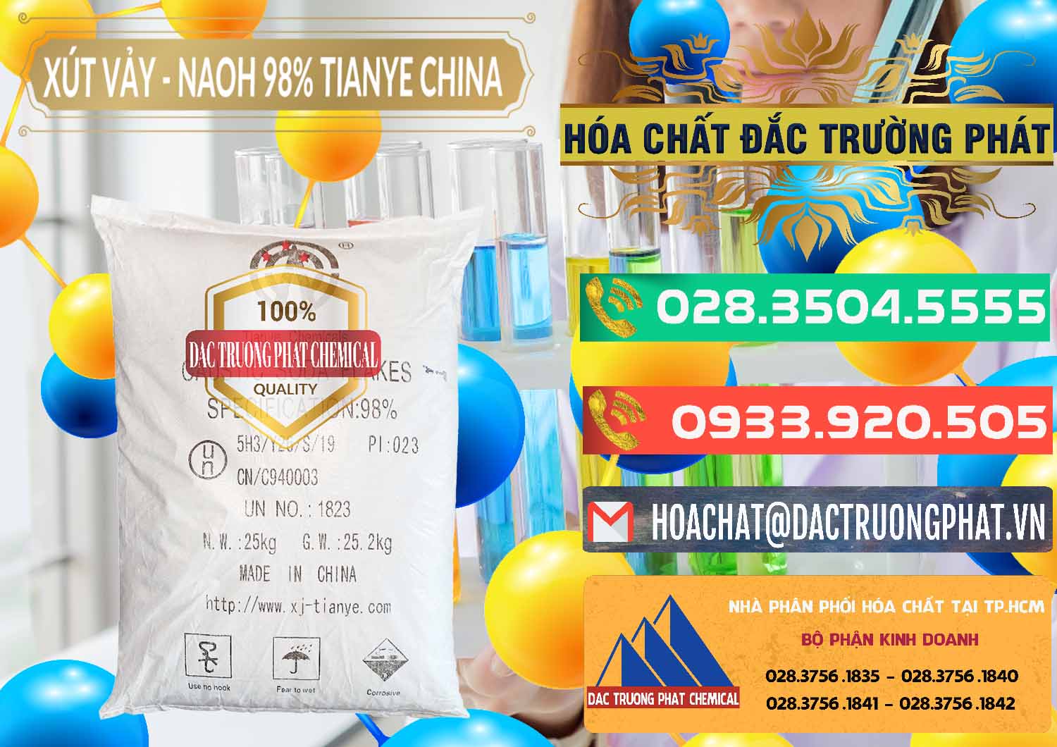 Đơn vị chuyên kinh doanh và bán Xút Vảy - NaOH Vảy 98% Tianye Trung Quốc China - 0177 - Công ty chuyên nhập khẩu và cung cấp hóa chất tại TP.HCM - congtyhoachat.com.vn