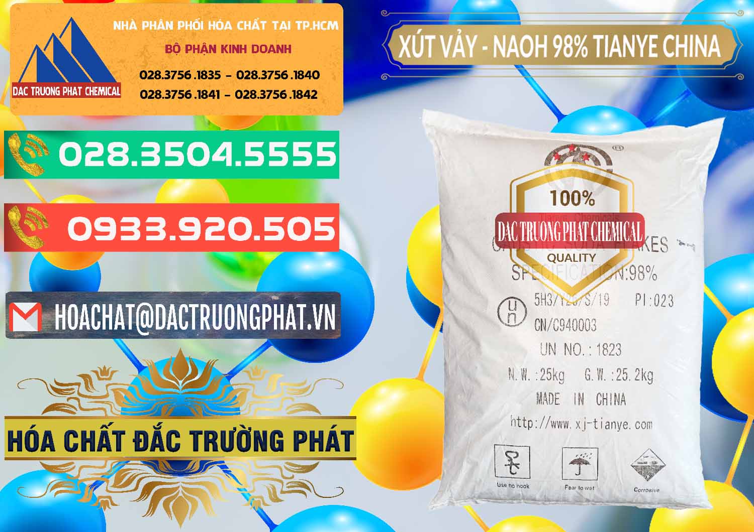 Cty chuyên bán _ cung cấp Xút Vảy - NaOH Vảy 98% Tianye Trung Quốc China - 0177 - Cty nhập khẩu và cung cấp hóa chất tại TP.HCM - congtyhoachat.com.vn