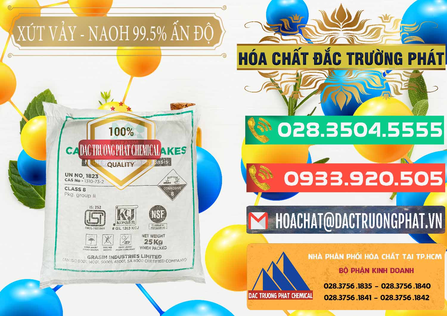 Nơi cung ứng và bán Xút Vảy - NaOH Vảy 99.5% Aditya Birla Grasim Ấn Độ India - 0170 - Đơn vị chuyên phân phối và cung ứng hóa chất tại TP.HCM - congtyhoachat.com.vn