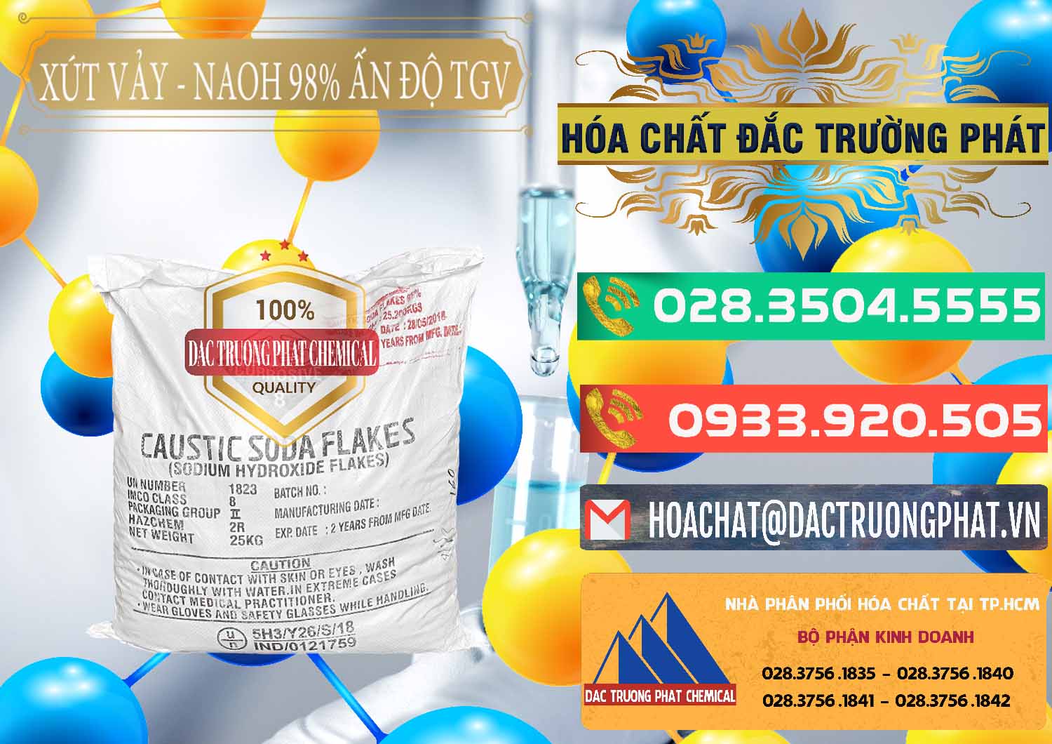 Nhà bán hàng Þ thương mại Hóa Chất Công Nghiệp Caustic Soda Vảy _ Flakes Hydroxide Sodium Đơn vị cung cấp - bán Xút Vảy - NaOH Vảy 98% TGV Ấn Độ India - 0169 - Công ty chuyên kinh doanh & phân phối hóa chất tại TP.HCM - congtyhoachat.com.vn