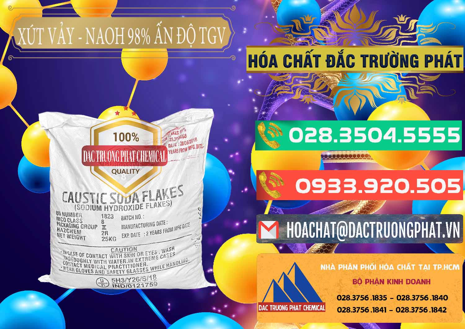 Công ty phân phối › bán Hóa Chất Công Nghiệp Hidroxit Natri Rắn | Caustic Soda Flakes Nơi bán ( cung ứng ) Xút Vảy - NaOH Vảy 98% TGV Ấn Độ India - 0169 - Nhà nhập khẩu ( cung cấp ) hóa chất tại TP.HCM - congtyhoachat.com.vn