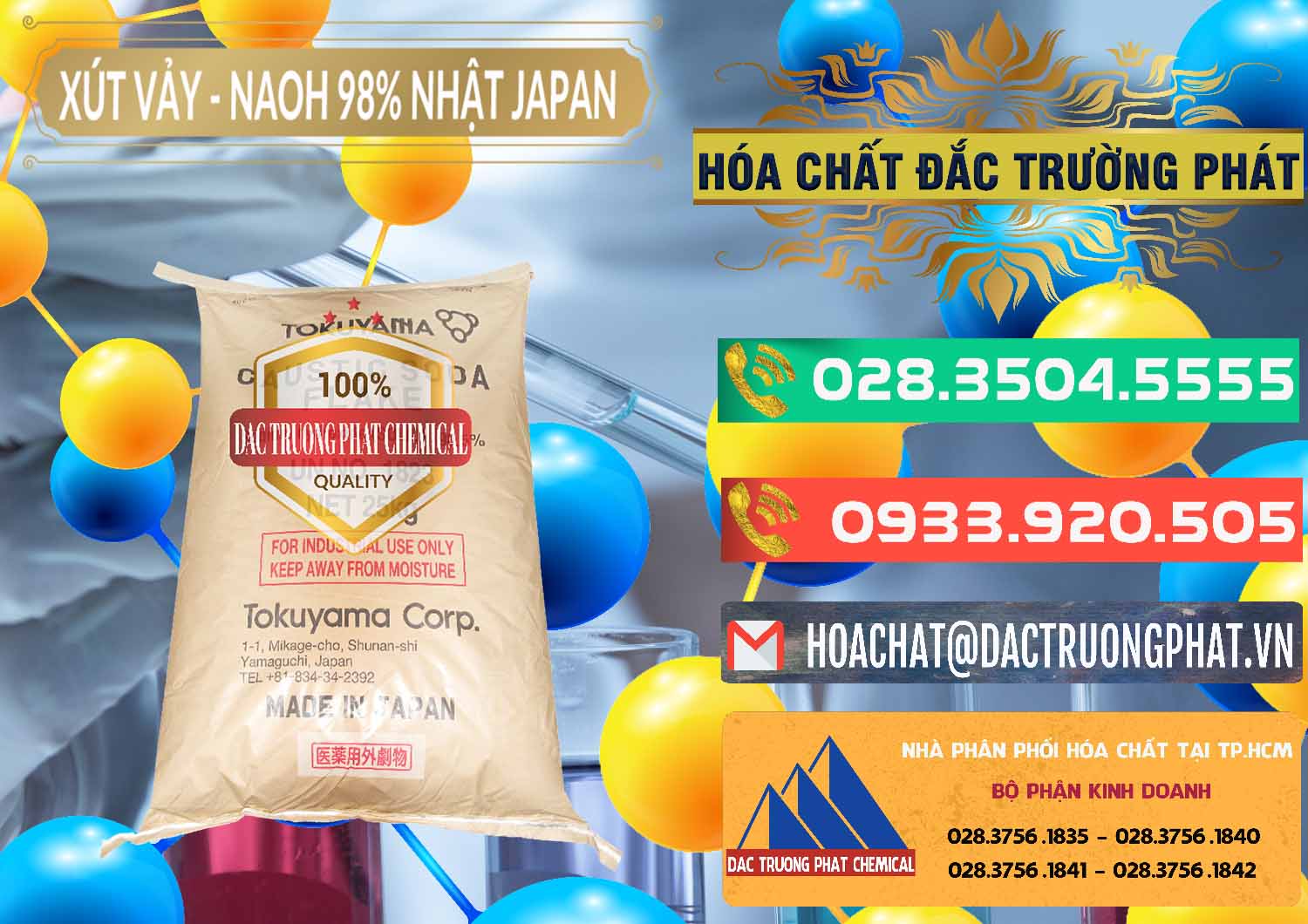 Chuyên cung cấp - bán Xút Vảy - NaOH Vảy 98% Tokuyama Nhật Bản Japan - 0173 - Đơn vị chuyên bán & cung cấp hóa chất tại TP.HCM - congtyhoachat.com.vn