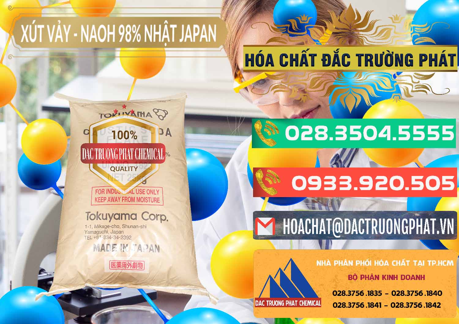 Cty bán & cung cấp Xút Vảy - NaOH Vảy 98% Tokuyama Nhật Bản Japan - 0173 - Đơn vị chuyên cung cấp và nhập khẩu hóa chất tại TP.HCM - congtyhoachat.com.vn