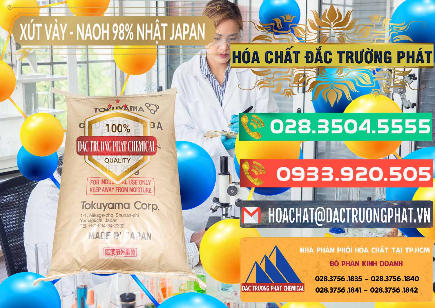 Đơn vị chuyên phân phối - bán Xút Vảy - NaOH Vảy 98% Tokuyama Nhật Bản Japan - 0173 - Công ty phân phối và cung ứng hóa chất tại TP.HCM - congtyhoachat.com.vn