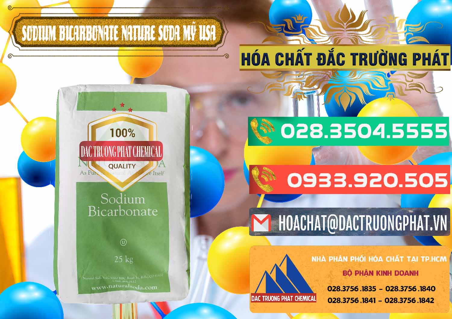 Chuyên cung ứng và bán Sodium Bicarbonate – Bicar NaHCO3 Food Grade Nature Soda Mỹ USA - 0256 - Đơn vị cung ứng và phân phối hóa chất tại TP.HCM - congtyhoachat.com.vn