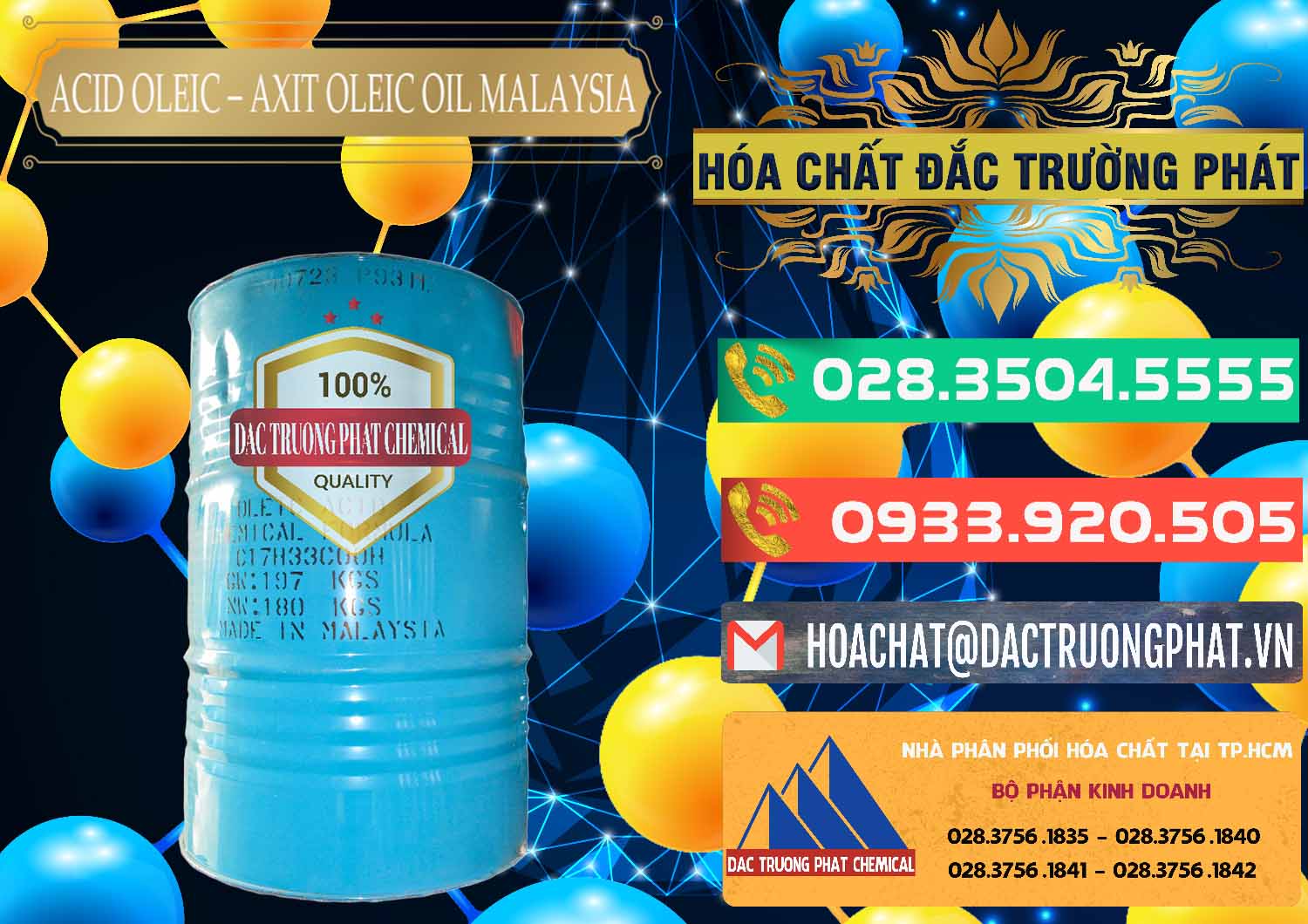 Công ty nhập khẩu - bán Acid Oleic – Axit Oleic Oil Malaysia - 0013 - Nơi chuyên phân phối - nhập khẩu hóa chất tại TP.HCM - congtyhoachat.com.vn