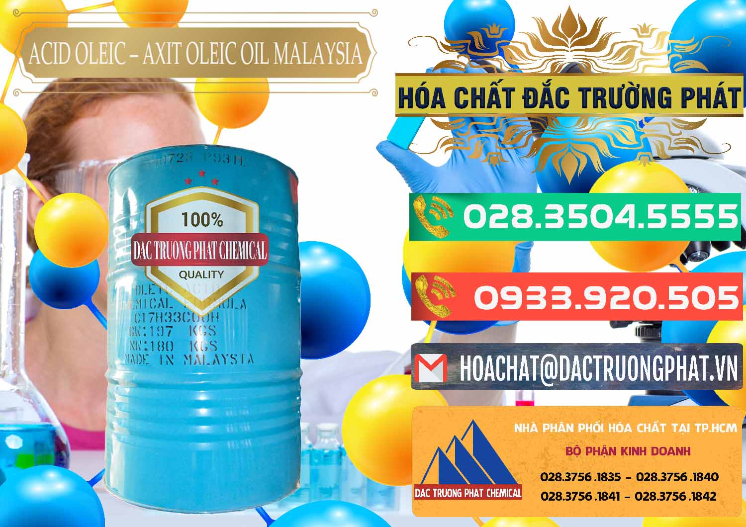 Nơi kinh doanh ( bán ) Acid Oleic – Axit Oleic Oil Malaysia - 0013 - Đơn vị bán & cung cấp hóa chất tại TP.HCM - congtyhoachat.com.vn