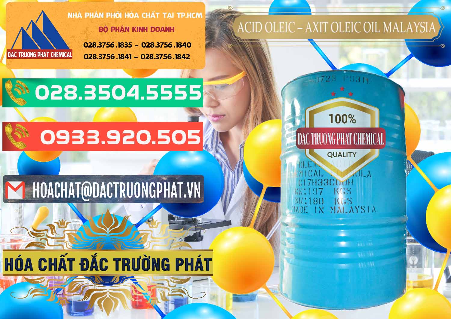 Nơi kinh doanh và bán Acid Oleic – Axit Oleic Oil Malaysia - 0013 - Chuyên bán và phân phối hóa chất tại TP.HCM - congtyhoachat.com.vn