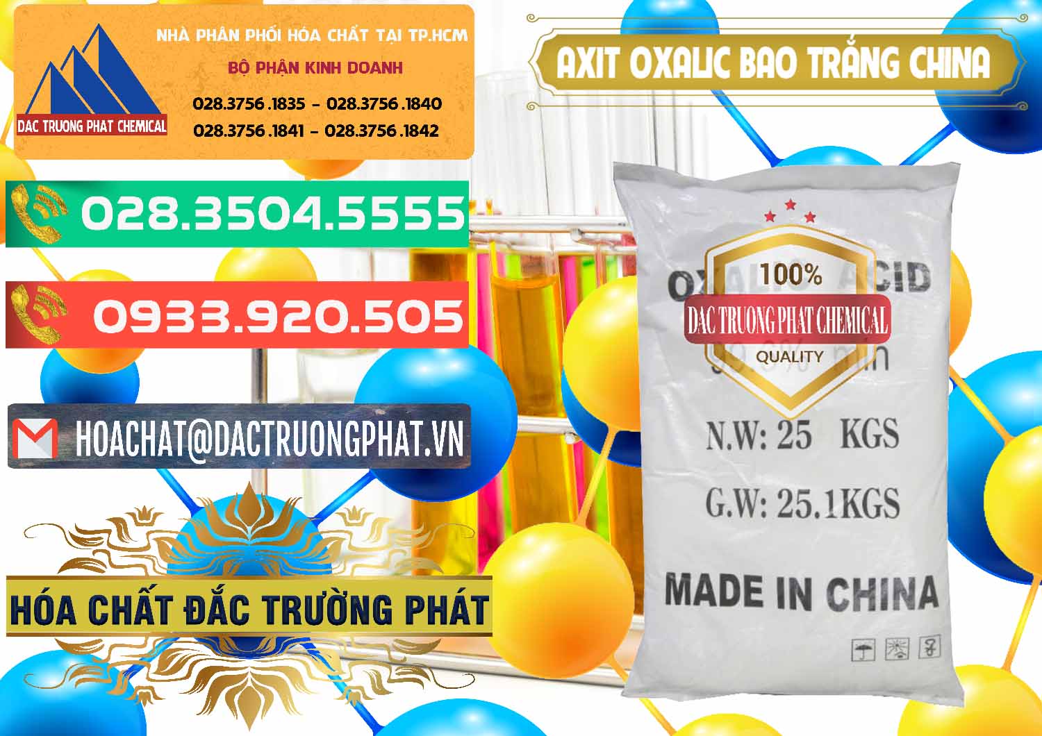 Công ty nhập khẩu ( bán ) Acid Oxalic – Axit Oxalic 99.6% Bao Trắng Trung Quốc China - 0270 - Nơi phân phối & cung cấp hóa chất tại TP.HCM - congtyhoachat.com.vn