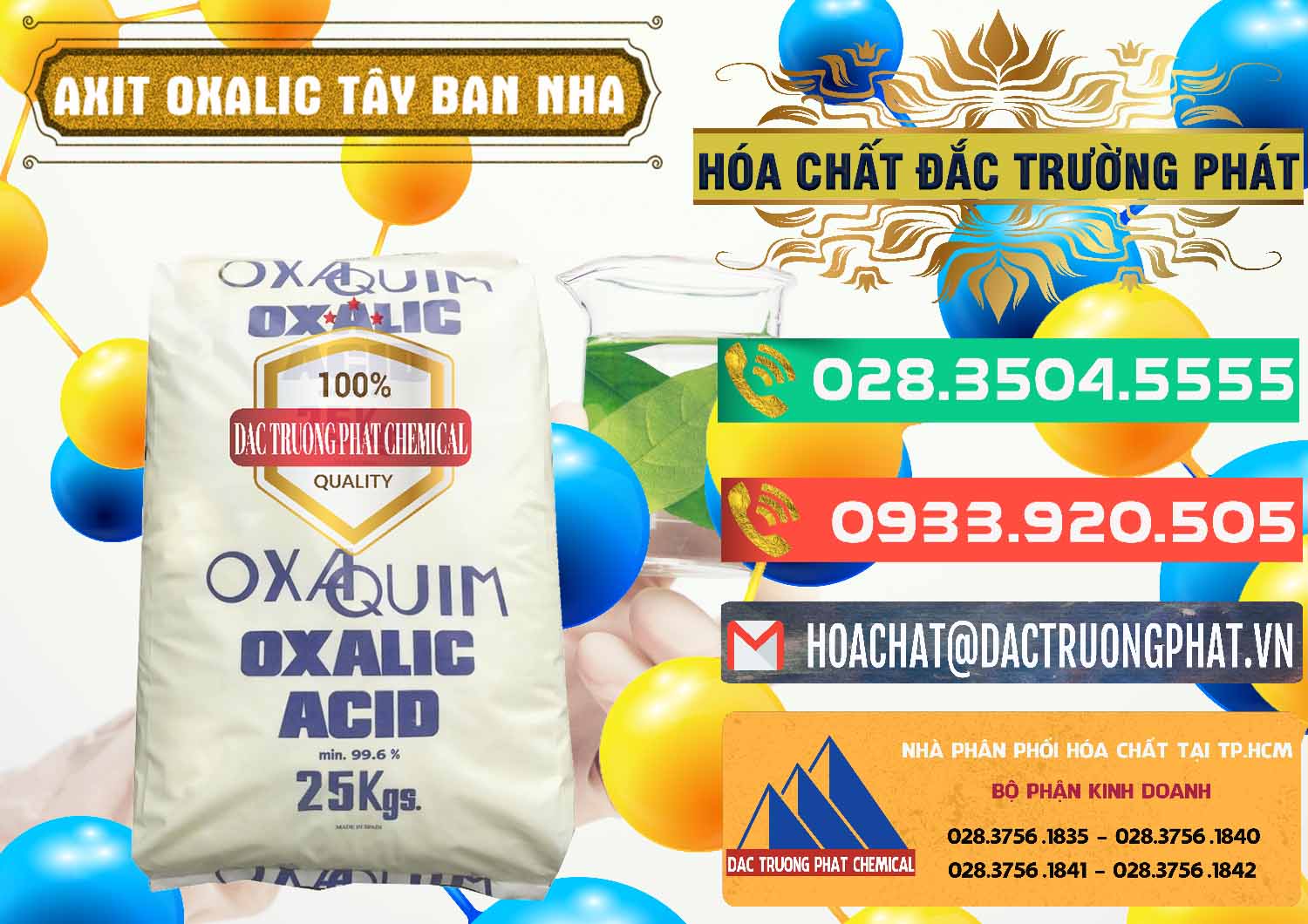 Công ty chuyên phân phối và bán Acid Oxalic – Axit Oxalic 99.6% Tây Ban Nha Spain - 0269 - Đơn vị chuyên bán ( phân phối ) hóa chất tại TP.HCM - congtyhoachat.com.vn