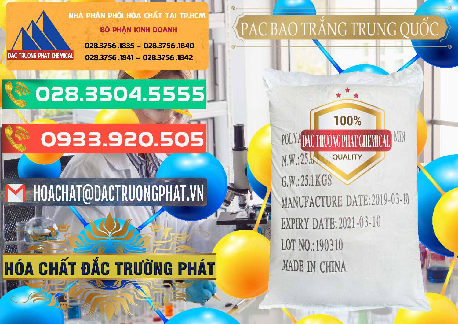 Nơi chuyên kinh doanh và bán PAC - Polyaluminium Chloride Bao Trắng Trung Quốc China - 0108 - Đơn vị nhập khẩu _ cung cấp hóa chất tại TP.HCM - congtyhoachat.com.vn