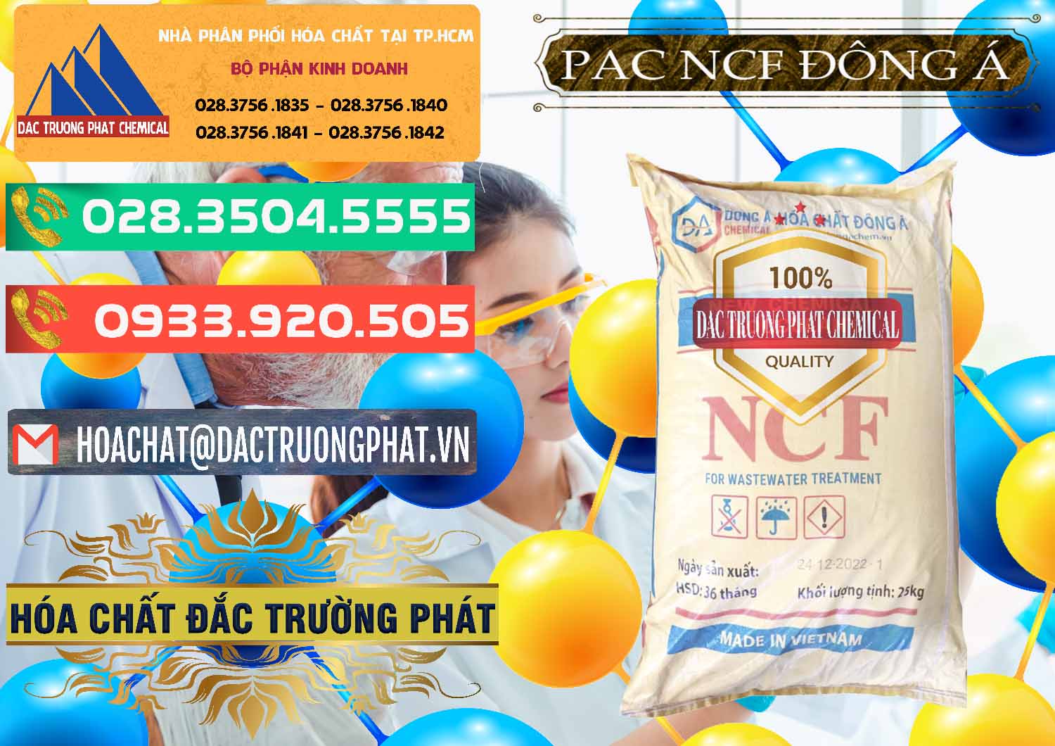 Chuyên kinh doanh ( phân phối ) PAC - Polyaluminium Chloride Đông Á Việt Nam - 0408 - Bán _ cung ứng hóa chất tại TP.HCM - congtyhoachat.com.vn