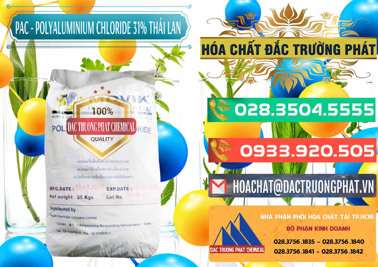 Chuyên cung ứng _ bán PAC - Polyaluminium Chloride 31% Thái Lan Thailand - 0469 - Đơn vị nhập khẩu ( phân phối ) hóa chất tại TP.HCM - congtyhoachat.com.vn