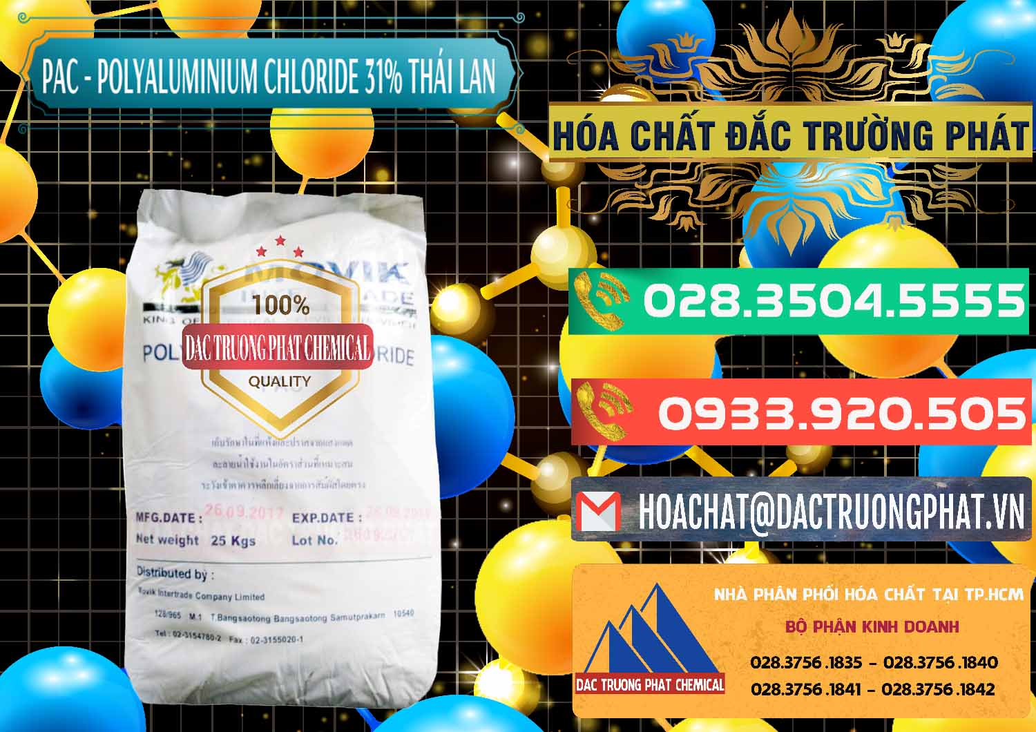 Công ty nhập khẩu _ bán PAC - Polyaluminium Chloride 31% Thái Lan Thailand - 0469 - Công ty chuyên nhập khẩu & phân phối hóa chất tại TP.HCM - congtyhoachat.com.vn