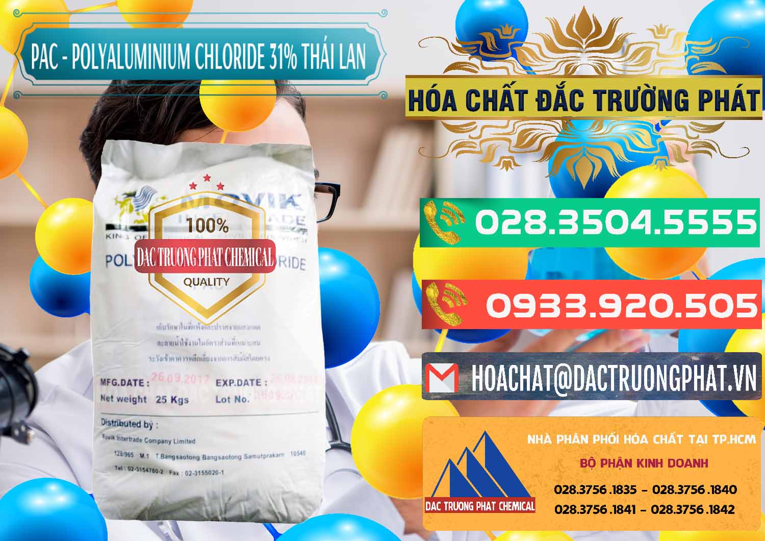 Công ty kinh doanh & bán PAC - Polyaluminium Chloride 31% Thái Lan Thailand - 0469 - Chuyên nhập khẩu _ phân phối hóa chất tại TP.HCM - congtyhoachat.com.vn